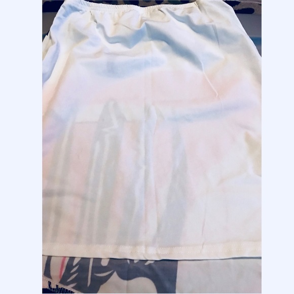 2 Piece Face Design Tube Top and Skirt - Picture 5 of 6